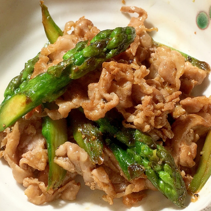アスパラと豚しゃぶ肉の生姜焼き レシピ 作り方 By さくらもっち 楽天レシピ アスパラと豚しゃぶ肉の生姜焼き レシピ 作り方 By さくらもっち 楽天レシピ